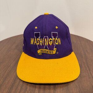 VINTAGE University Of Washington Huskies HEAD START SPORTSWEAR SNAPBACK HAT